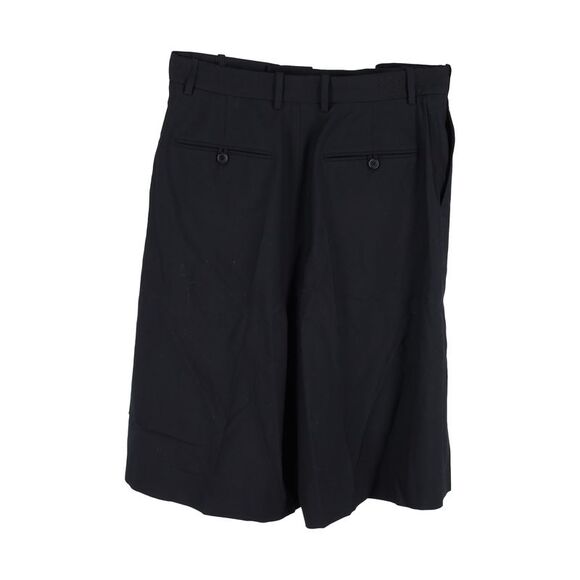 Loewe Knee-Length Shorts in Black Wool - Picture 2 of 3
